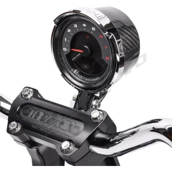 THRASHIN SUPPLY CO. Softail Gauge Relocation Kit Harley Davidson FXBB / FXBR / FXLRS 1868-1923cc 20-25
