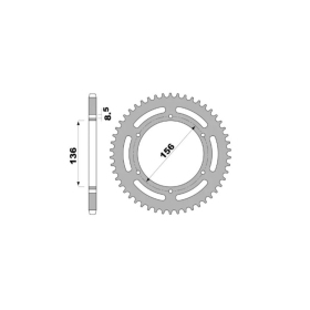 PBR Standard Rear Sprocket - 420