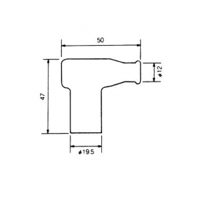 Spark plug cap NGK TB05EMA 8636 universal