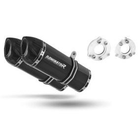 Kawasaki ZX10R 2006-2007 Exhaust Silencer Muffler HP1 BLACK + dB killer