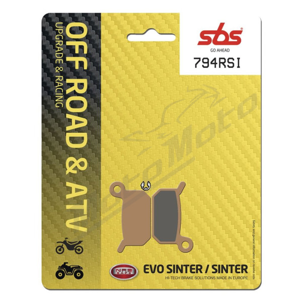 SBS RSI Offroad Racing 794RSI Sintered Brake Pads Cobra Moto / GasGas / Husqvarna / KTM / Polini 50-65cc 02-24