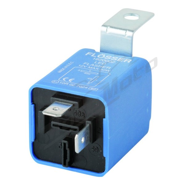 Flosser Flasher 12V 2 Terminals LED max 30W