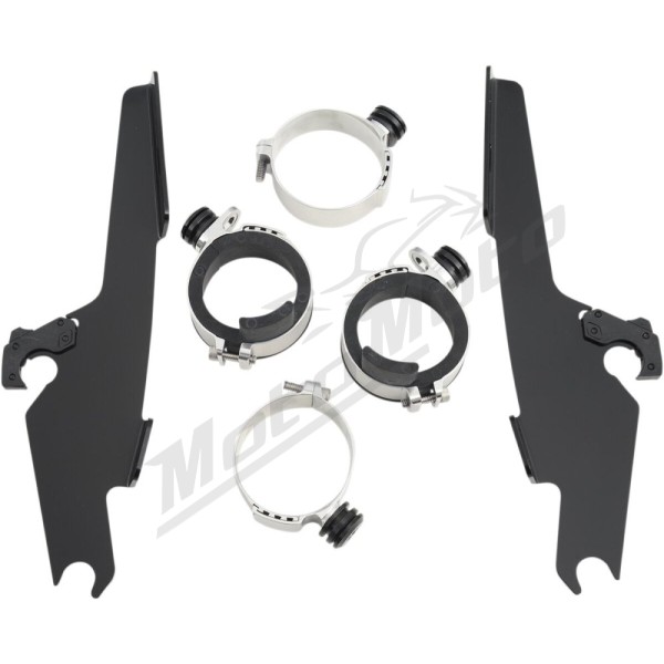 MEMPHIS SHADES METRIC Windshield Trigger-Lock Complete Mount Kit Yamaha XVS 650-1100 98-11
