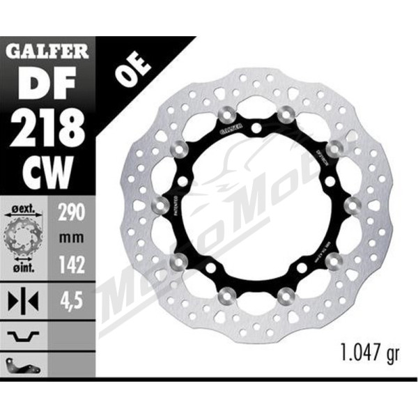 GALFER Priekinis stabdžių diskas Kawasaki ZX-4RR 400 2024