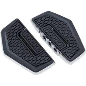 KURYAKYN Hex Folding Floorboard Chromed Harley Davidson FLDE / FXBB / FXDX / FXWG / XL / XLH 883/1923 84-25