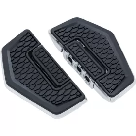 KURYAKYN Hex Folding Floorboard Chromed Harley Davidson FLDE / FXBB / FXDX / FXWG / XL / XLH 883/1923 84-25