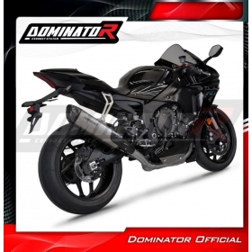 Duslintuvo kompl. Dominator TITANIUM HP6 + dB killer medium YAMAHA YZF R1 1000 RN65 2020 - 2024 