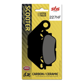 SBS HF Street Ceramic Brake Pads Rear 227HF Yamaha GPD / MW 125-300 15-20 