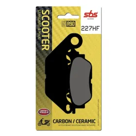 SBS HF Street Ceramic Brake Pads Rear 227HF Yamaha GPD / MW 125-300 15-20 
