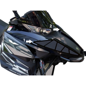 Hood Screen Vent Kit Frogzskin Arctic Cat F/XF/ M 12-14 2pcs.