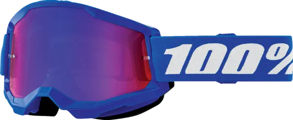 Vaikiški krosiniai 100% Strata 2 Junior akiniai (Veidrodinis stikliukas)