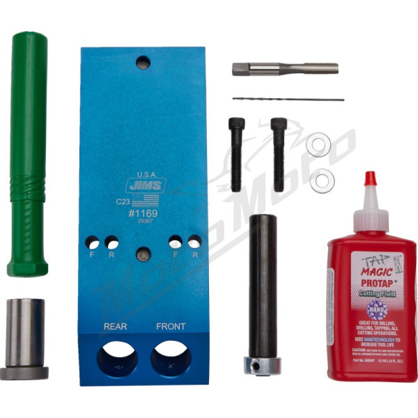 JIMS Compression Release Valve Installation Kit Harley Davidson FLD / FLHRC / FLHT / FLHX / FLTR / FXS 1340-1800 99-17
