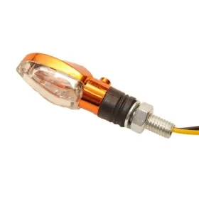 Hyper mini universal turn signals 2pcs. Orange