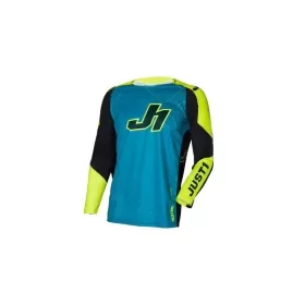 Off Road marškinėliai Just1 J-Flex 2.0 Frontier mėlyna geltona juoda
