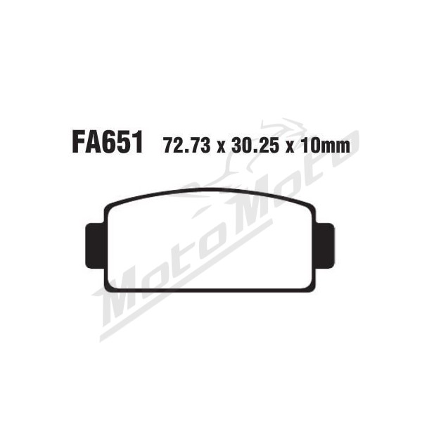 EBC R Series Heavy Duty Sindered Brake Pads CF MOTO ZFORCE 500-1000 14-20