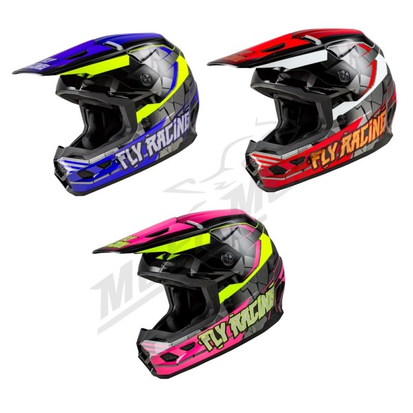 FLY RACING Kinetic Scorched Youth Helmet