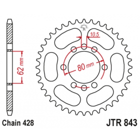 Rear sprocket JTR843