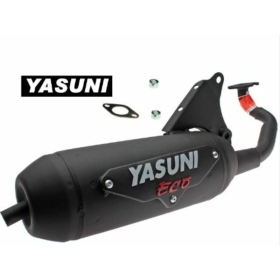 YASUNI "Eco" išmetimo sistema - plieninė juoda APRILIA / BENELLI / BETA / ITALJET / KEEWAY / MALAGUTI / MBK / PGO / YAMAHA 50 1990-2018 