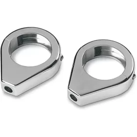 DRAG SPECIALTIES Turn Signal Fork Clamps Harley Davidson FLHR / FLHRC / FLHTCU 1340-1800cc 84-13