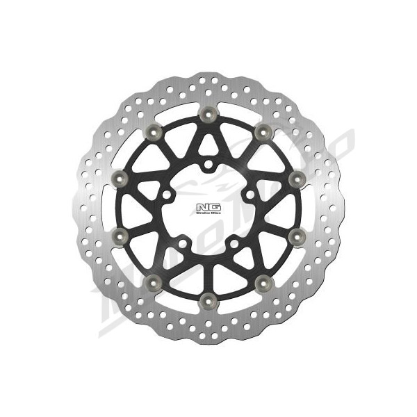 NG BRAKES Front Floating Brake Disc 310mm Kawasaki ZX-6R / ZZR 636-1400cc 06-20