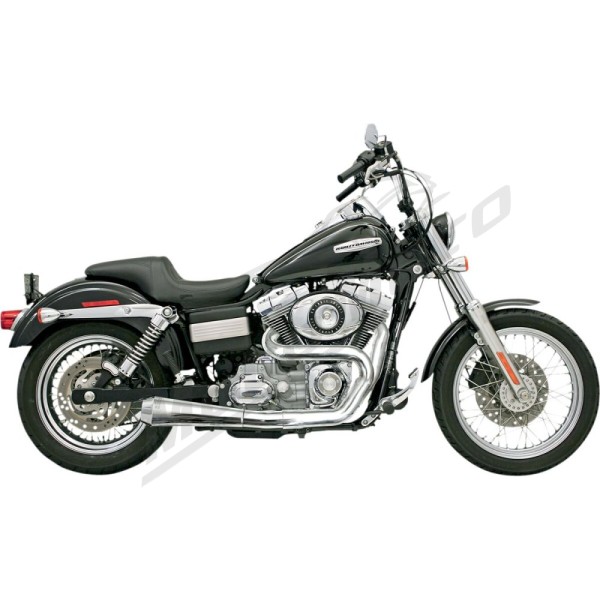 BASSANI XHAUST Road Rage 2:1 išmetimo sistema Harley Davidson 1340-1690cc 1991-2017