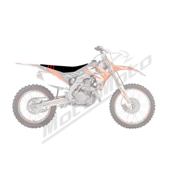 Blackbird Sėdynė (+15mm) Honda CRF 250-450R 13-17 Juoda/Raudona