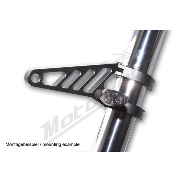 HIGHSIDER Pro Headlight bracket set black Ø47-54mm