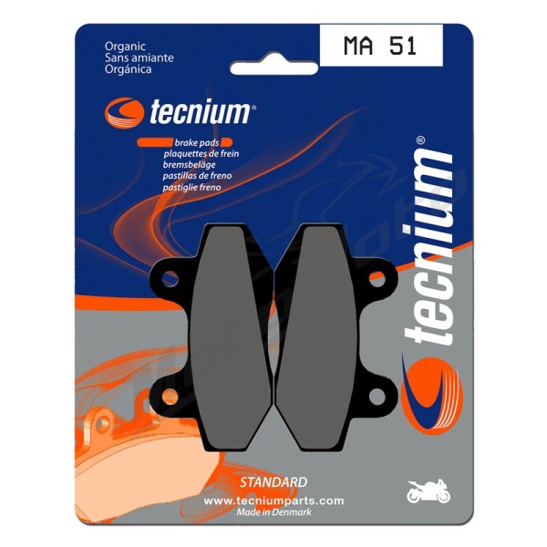 TECNIUM Street Organic Brake pads Honda / Hyosung 125/650 86-12
