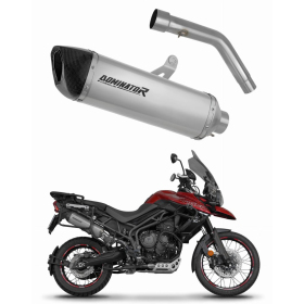 Triumph Tiger 800 XCA 2018-2020 Dominator Exhaust Silencer Muffler Titanium HP6 + dB killer