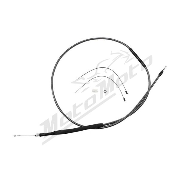 MAGNUM SHIELDING Polished Karbon Fiber Clutch Cable Harley Davidson FLHR / FLHTC / FLHX / FLS / FLSTC / FLTRX 1584/1690 08-17 189.5cm 