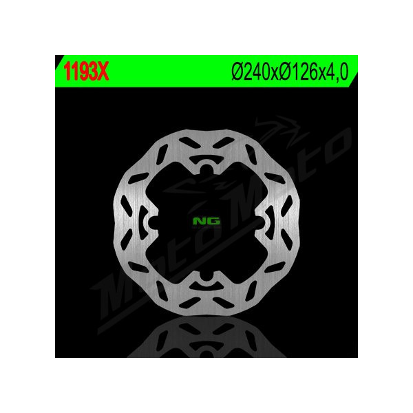 NG Rear Wawe Brake Disc 240x126x4mm Husqvarna TE 250-510cc 05-06