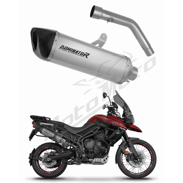 Triumph Tiger 800 XCA 2018-2020 Dominator Exhaust Silencer Muffler Titanium HP6 + dB killer