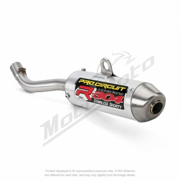 PRO CIRCUIT R-304 Silencer (EURO) Stainless Steel/Aluminum KTM SX 125/150 11-15