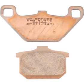 DP BRAKES Standard DP Sintered Brake Pads Kawasaki EL / EN / EX / GPZ / GTR / VN / Z / ZG / ZN 250-1600cc 83-09