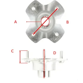 BRONCO Drive Hub Rear Left Honda TRX 420-520 14-21