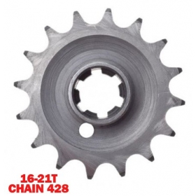 Front sprocket ETZ MZ 250 16-21Teeth