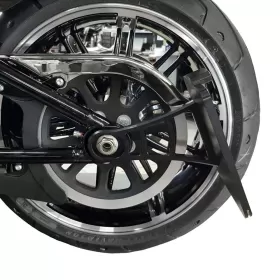 HEINZ BIKES Ø19 Šoninis valstybinio numerio ženklo laikiklis 140x180mm Harley Davidson FXD / FXDWG / FXDX / FXDXT 1340/1450 91-05 