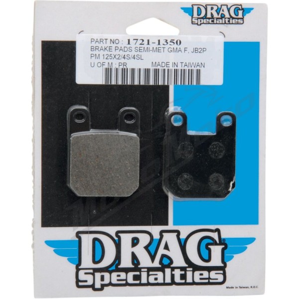 DRAG SPECIALTIES Sintered Brake Pads Aprilia / Beta / Cagiva / CPI / Derbi / Gilera / Italjet / Malaguti / Peugeot 50-150cc 94-23