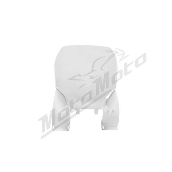 UFO Baltas priekinio numerio plastikas Yamaha YZF 250-450cc 23-26