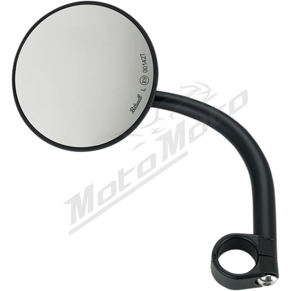 BILTWELL Utility Mirror with Clamp-On Mount