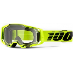 OFF ROAD 100% Armega Nuclear Citrus Goggles (Clear Lens)