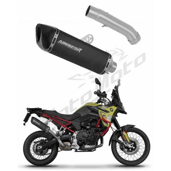 BMW F900 GS 2024-2025 Dominator Exhaust Silencer Muffler HP6 BLACK + dB killer