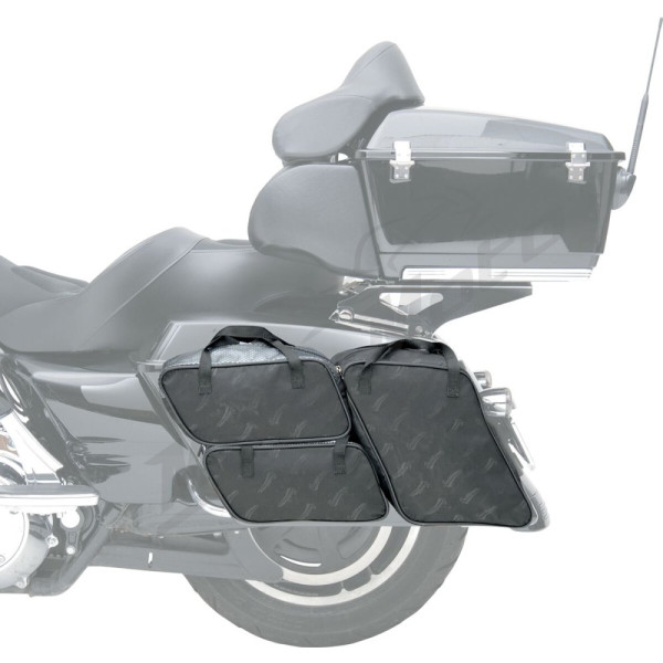 SADDLEMEN Šoininės daiktadėžės krepšys/įdėklas Harley Davidson FLHR / FLHRI / FLHTC / FLHX / FLTRX 1340-1800 93-15