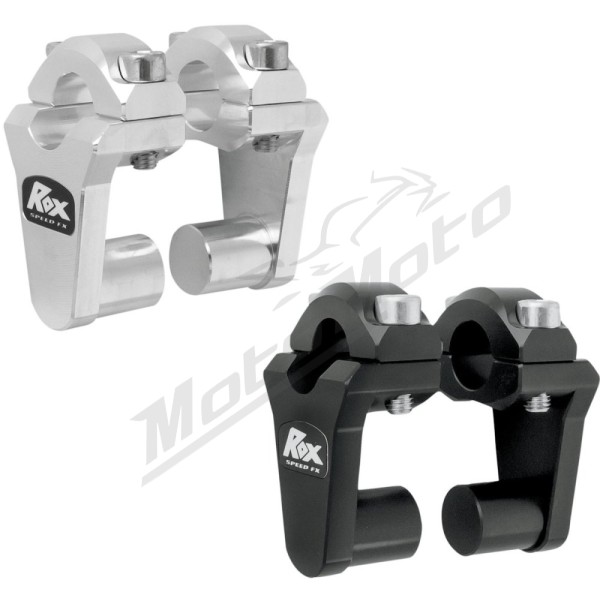 ROX SPEED FX Pivoting Handlebar Risers for 7/8" Bar Clamps 22mm Rise: 50,8mm BMW / Ducati / Honda / Kawasaki / Suzuki / Triumph / Yamaha 125-1100 71-25