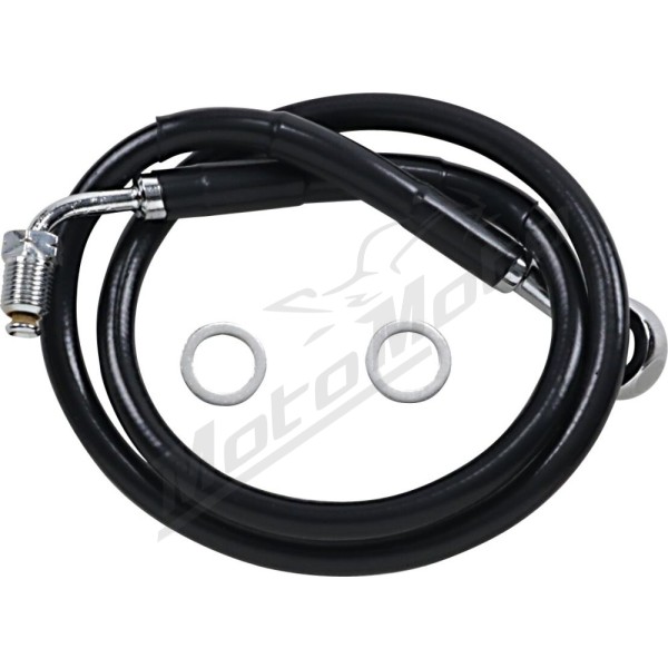 DRAG SPECIALTIES Extended Length Stainless Steel Brake Line ​​​​​​​Harley Davidson FXFB / FXFBS / FXLRS / FXLRST 1750-1923cc 18-24