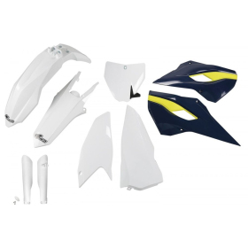 UFO Plastic set with fork guards Husqvarna TC 250 2016