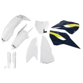 UFO Plastic set with fork guards Husqvarna TC 250 2016