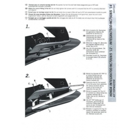 Daiktadėžės laikikliai HONDA INTEGRA / NC 700-750cc X/S 2012-2015