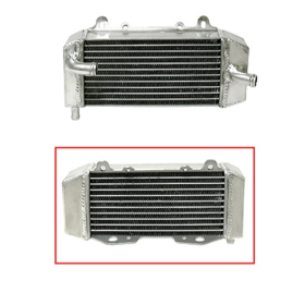 Psychic radiator reinforced with increased capacity Right Kawasaki / Suzuki 250cc 04-06