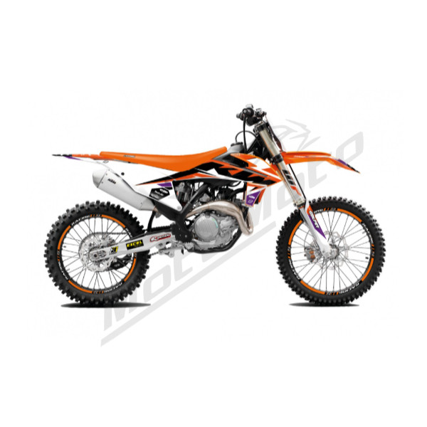 BLACKBIRD DREAM 5 CHROME EFX STICKER SET KTM SX / SX-F / EXC / EXC-F 125-500cc 19-23